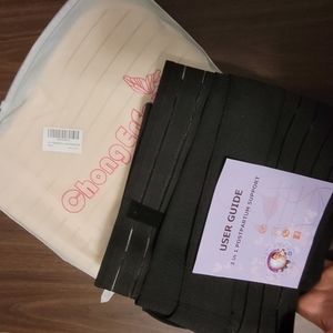 Black and Nude Postpartum Slimmer Waist Trainer